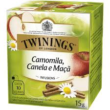 COD 7819 CHA DE CANELAMONZANA SACHE 10 GR TWININGS